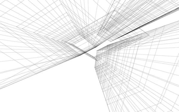 Абстрактные Архитектурные Обои Цифровой Фон — стоковый вектор