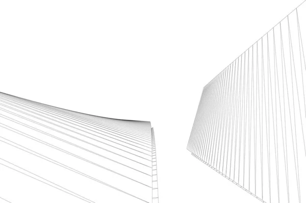 Abstrakcyjna Tapeta Architektoniczna Tło Cyfrowe — Wektor stockowy