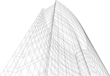 soyut mimari duvar kağıdı, dijital arkaplan