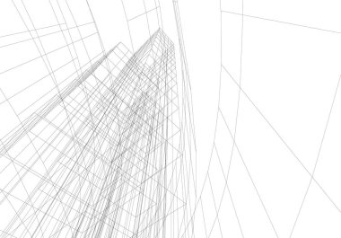 soyut mimari duvar kağıdı, dijital arkaplan