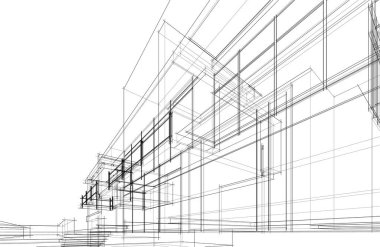 soyut mimari duvar kağıdı, dijital arkaplan