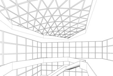 soyut mimari duvar kağıdı, dijital arkaplan