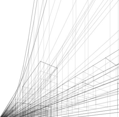 soyut mimari duvar kağıdı, dijital arkaplan