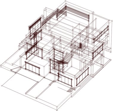 soyut mimari duvar kağıdı, dijital arkaplan