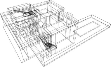 soyut mimari duvar kağıdı, dijital arkaplan