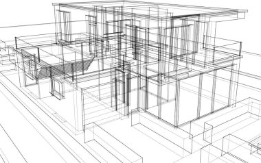 soyut mimari duvar kağıdı, dijital arkaplan