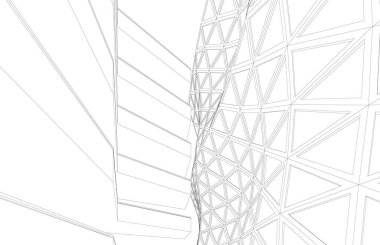 soyut mimari duvar kağıdı, dijital arkaplan