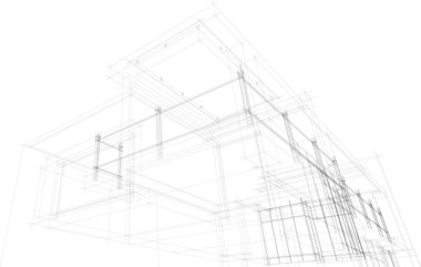 soyut mimari duvar kağıdı, dijital arkaplan