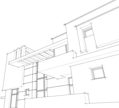 soyut mimari duvar kağıdı, dijital arkaplan