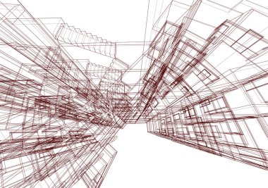 soyut mimari duvar kağıdı, dijital arkaplan