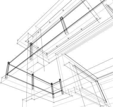 soyut mimari duvar kağıdı, dijital arkaplan