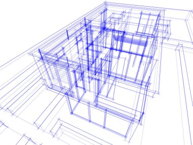 soyut mimari duvar kağıdı konsepti, dijital arkaplan