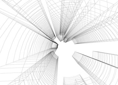 soyut mimari duvar kağıdı, dijital arkaplan