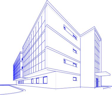 soyut mimari duvar kağıdı konsepti, dijital arkaplan