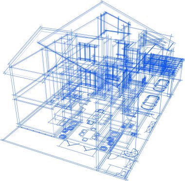soyut mimari duvar kağıdı, dijital arkaplan