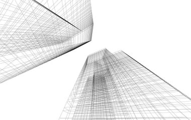 soyut mimari duvar kağıdı, dijital arkaplan