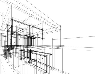 soyut mimari duvar kağıdı, dijital arkaplan