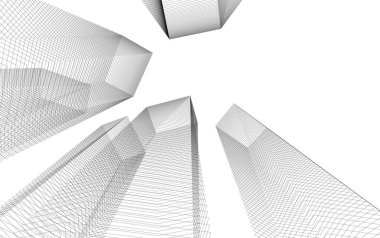 soyut mimari duvar kağıdı, dijital arkaplan