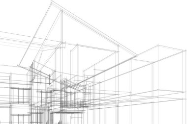 soyut mimari duvar kağıdı, dijital arkaplan