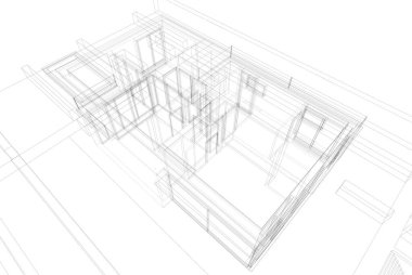 soyut mimari duvar kağıdı, dijital arkaplan