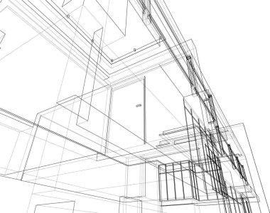 soyut mimari duvar kağıdı, dijital arkaplan