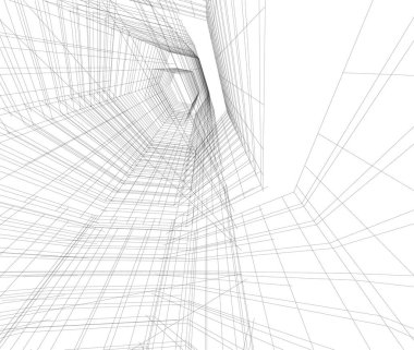 soyut mimari duvar kağıdı, dijital arkaplan