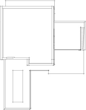 soyut mimari duvar kağıdı, dijital arkaplan