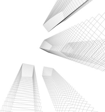 soyut mimari duvar kağıdı, dijital arkaplan