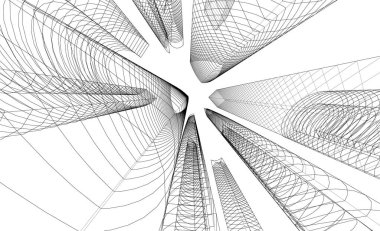 soyut mimari duvar kağıdı, dijital arkaplan