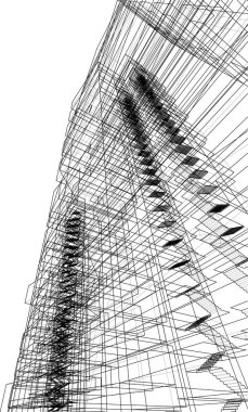 soyut mimari duvar kağıdı, dijital arkaplan