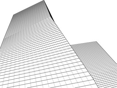 soyut mimari duvar kağıdı konsepti, dijital arkaplan