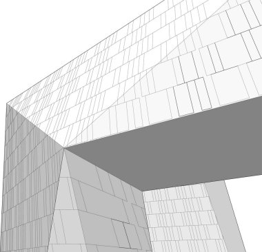 soyut mimari duvar kağıdı, dijital arkaplan