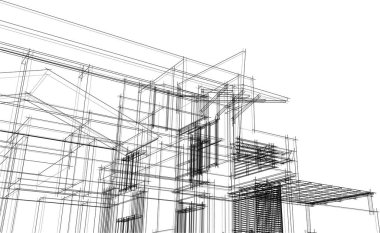 soyut mimari duvar kağıdı, dijital arkaplan