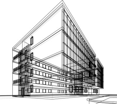 soyut mimari duvar kağıdı, dijital arkaplan