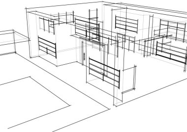 soyut mimari duvar kağıdı, dijital arkaplan