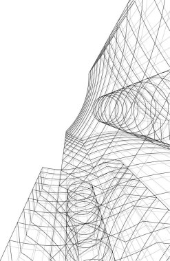 soyut mimari duvar kağıdı, dijital arkaplan