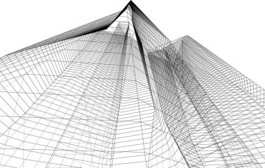 soyut mimari duvar kağıdı, dijital arkaplan