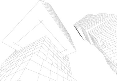 soyut mimari duvar kağıdı, dijital arkaplan