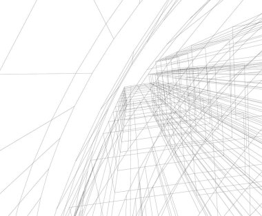 soyut mimari duvar kağıdı, dijital arkaplan