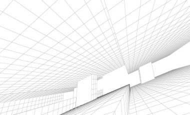 soyut mimari duvar kağıdı, dijital arkaplan