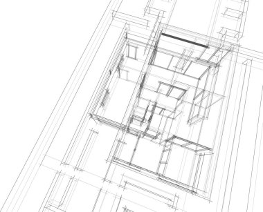 soyut mimari duvar kağıdı, dijital arkaplan