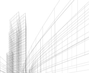 soyut mimari duvar kağıdı, dijital arkaplan