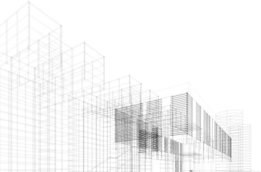 soyut mimari duvar kağıdı, dijital arkaplan