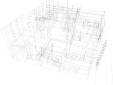 soyut mimari duvar kağıdı, dijital arkaplan