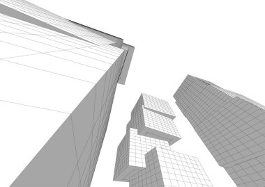 soyut mimari duvar kağıdı, dijital arkaplan