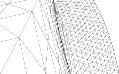 soyut mimari duvar kağıdı, dijital arkaplan