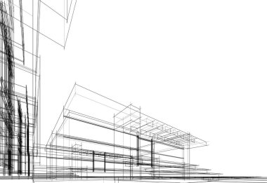 soyut mimari duvar kağıdı, dijital arkaplan