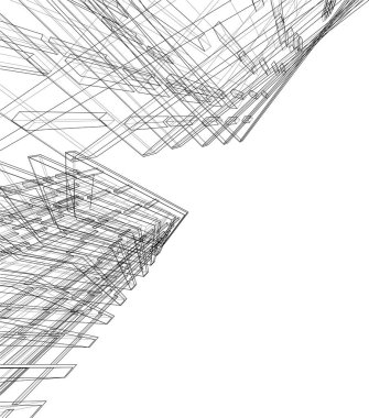 soyut mimari duvar kağıdı, dijital arkaplan