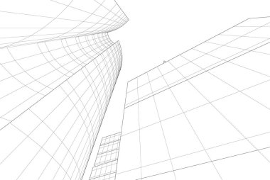 soyut mimari duvar kağıdı, dijital arkaplan