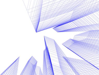 soyut mimari duvar kağıdı, dijital arkaplan